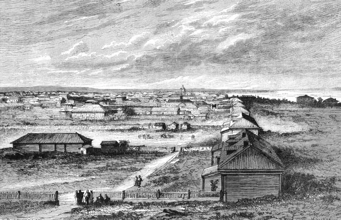 Framed Print : Blagovyeshchensk, Siberia, Russia, 1895 Framed Print : Blagovyeshchensk, Siberia, Russia, 1895