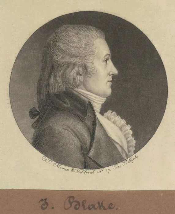 Framed Print : Blake, 1796-1797. Creator: Charles Balthazar Julien Fevret de Saint-Memin Framed Print : Blake, 1796-1797. Creator: Charles Balthazar Julien Fevret de Saint-Memin
