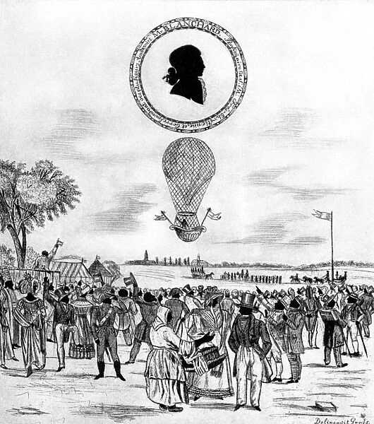 Blanchards Balloon, 1790 (1912)