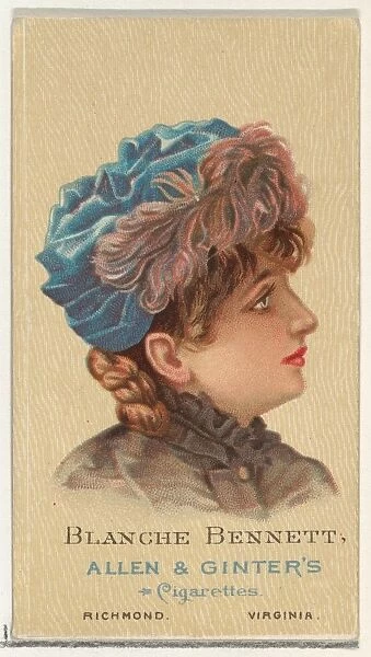 Blanche Bennett, from Worlds Beauties, Series 2 (N27) for Allen & Ginter Cigarettes