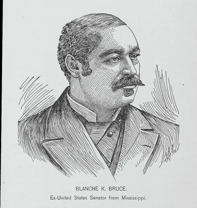 Framed Print : Blanche K. Bruce; Ex-United States Senator from Mississippi, 1902. Creator: J. H. Cunningham Framed Print : Blanche K. Bruce; Ex-United States Senator from Mississippi, 1902. Creator: J. H. Cunningham