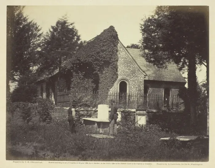 Framed Print : Blandford Church, Petersburg, Virginia, April 1865. Creator: Alexander Gardner Framed Print : Blandford Church, Petersburg, Virginia, April 1865. Creator: Alexander Gardner