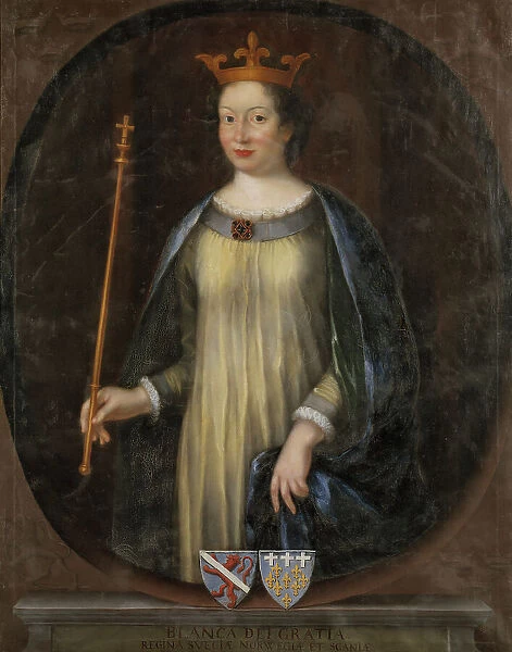 Blanka Queen of Sweden Countess of Namur, c14th century. Creator: Anon