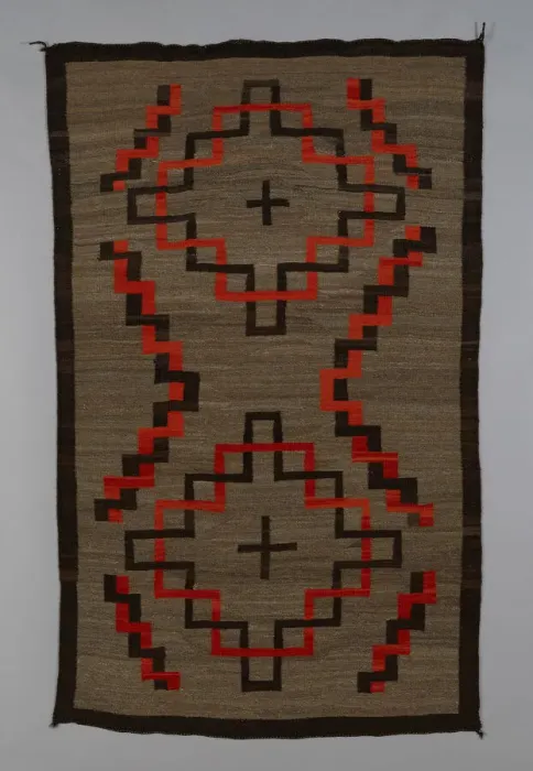 Framed Print : Blanket or Rug, United States, c. 1900 (Transitional Period). Creator: Unknown Framed Print : Blanket or Rug, United States, c. 1900 (Transitional Period). Creator: Unknown