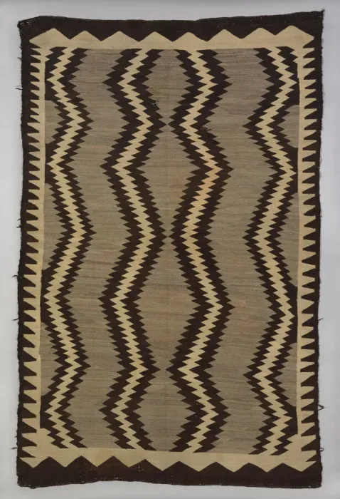 Framed Print : Blanket or Rug, United States, Late 19th century. Creator: Unknown Framed Print : Blanket or Rug, United States, Late 19th century. Creator: Unknown