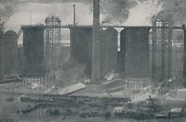 Blast-Furnaces at Bell Bros. Iron Works, Middlesborough, 1910