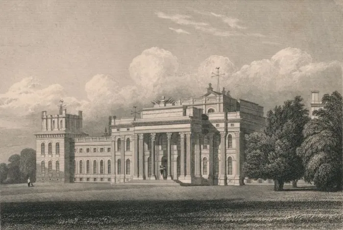 Framed Print : Blenheim, South East View, Oxfordshire, 1831. Creator: William Radclyffe Framed Print : Blenheim, South East View, Oxfordshire, 1831. Creator: William Radclyffe