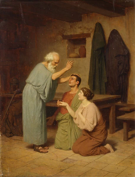 Be blessed!, 1900. Artist: Bakalowicz, Stepan Vladislavovich (1857-1947)