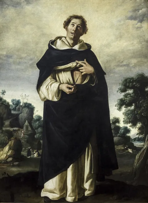 Framed Print : Blessed Henry Suso, 1638-1640. Creator: Zurbaran, Francisco, de (1598-1664) Framed Print : Blessed Henry Suso, 1638-1640. Creator: Zurbaran, Francisco, de (1598-1664)