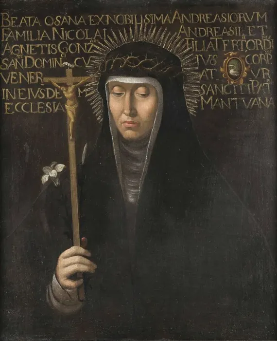 Framed Print : Blessed Osanna of Mantua, before 1600. Creator: Anonymous () Framed Print : Blessed Osanna of Mantua, before 1600. Creator: Anonymous ()