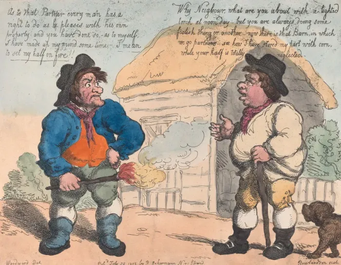 Framed Print : The Blessings of Partnership, July 28, 1805. July 28, 1805. Creator: Thomas Rowlandson Framed Print : The Blessings of Partnership, July 28, 1805. July 28, 1805. Creator: Thomas Rowlandson
