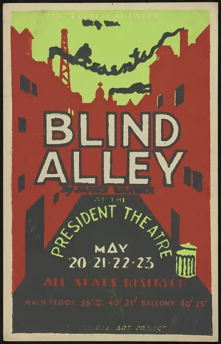 Framed Print : Blind Alley, Des Moines, IA, 1937. Creator: Unknown Framed Print : Blind Alley, Des Moines, IA, 1937. Creator: Unknown