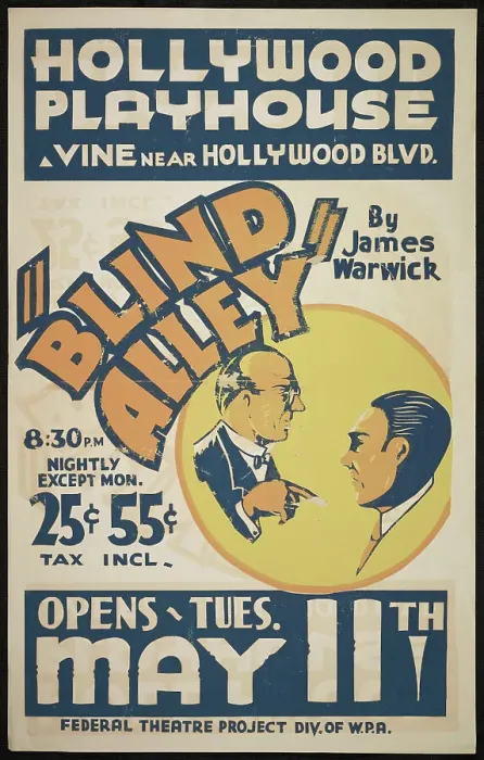 Framed Print : Blind Alley, Los Angeles, [193-]. Creator: Unknown