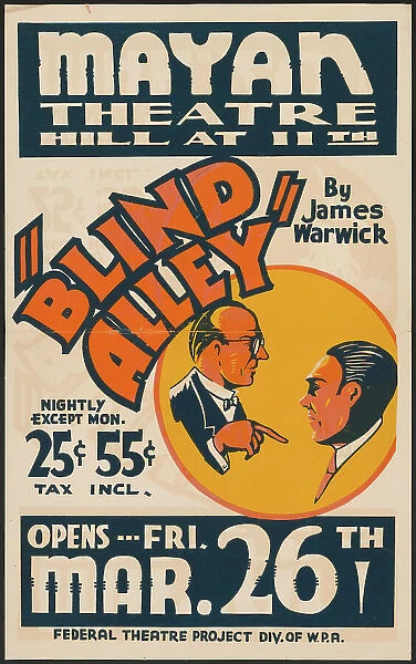 Blind Alley, Los Angeles, 1937. Creator: Unknown