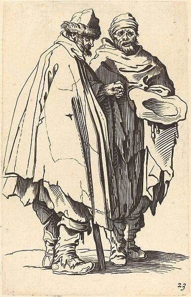 Blind Beggar and Companion. Creator: Unknown