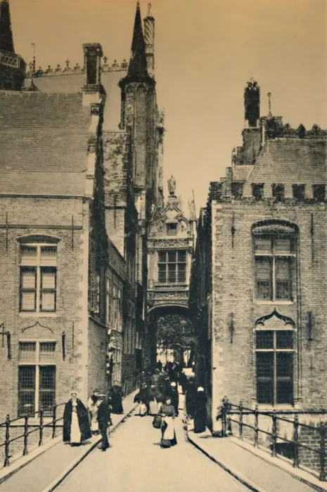 Framed Print : Blind Donkey Street, c1910
