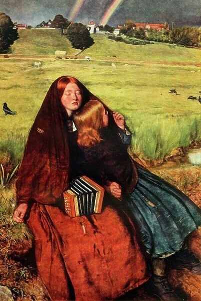 The Blind Girl, 1856, (1948). Creator: John Everett Millais