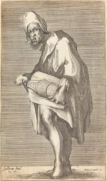 The Blind Hurdy Gurdy Player. Creator: Jacques Bellange