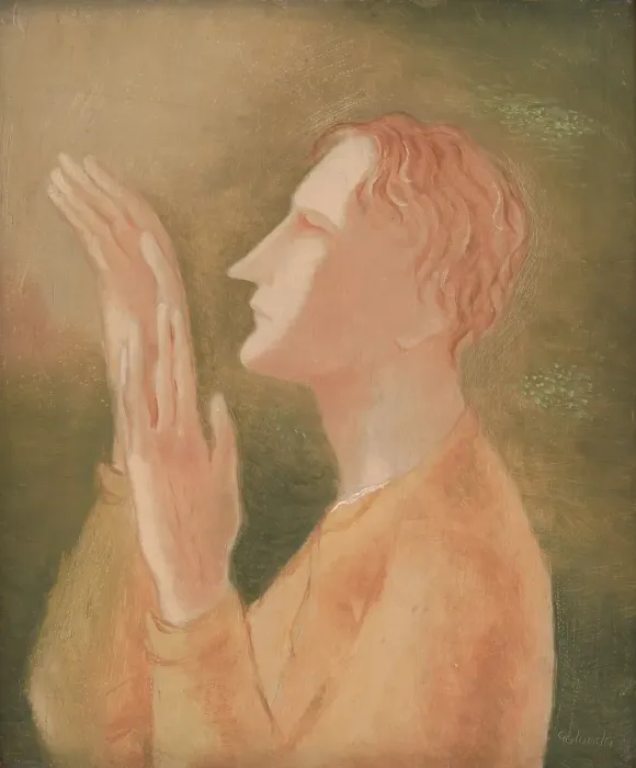 Framed Print : Blind Man, 1934. Creator: Mikulas Galanda Framed Print : Blind Man, 1934. Creator: Mikulas Galanda