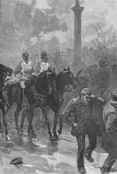 Framed Print : Bloody Sunday, London, 1887 (1906). Artist: WB Waller Framed Print : Bloody Sunday, London, 1887 (1906). Artist: WB Waller