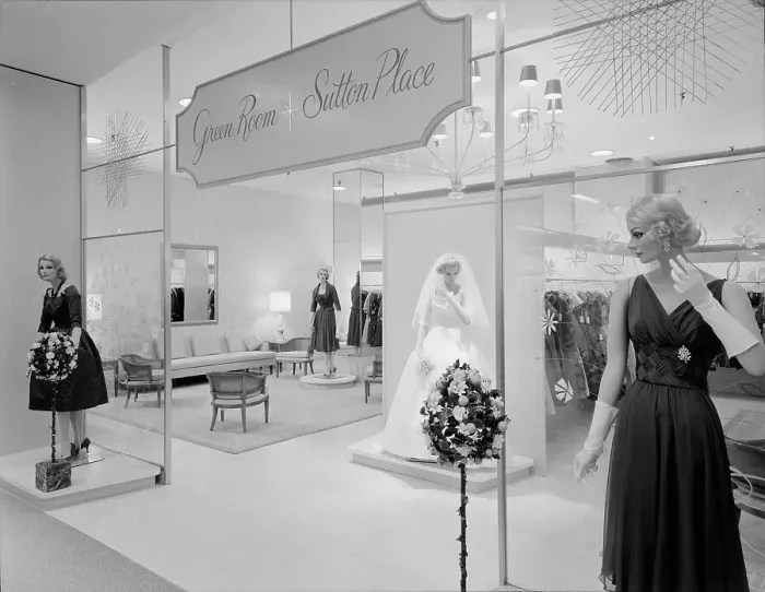 Framed Print : Bloomingdale's, business in Hackensack, New Jersey, 1959. Creator: Gottscho-Schleisner, Inc Framed Print : Bloomingdale's, business in Hackensack, New Jersey, 1959. Creator: Gottscho-Schleisner, Inc