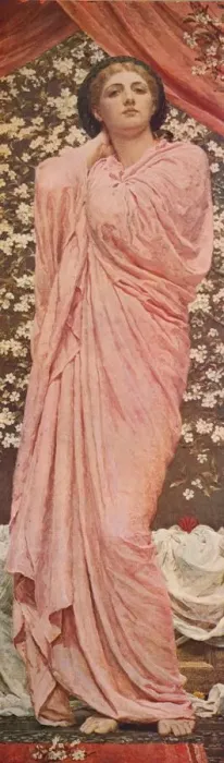 Framed Print : Blossoms, 1881, (c1915). Artist: Albert Moore Framed Print : Blossoms, 1881, (c1915). Artist: Albert Moore