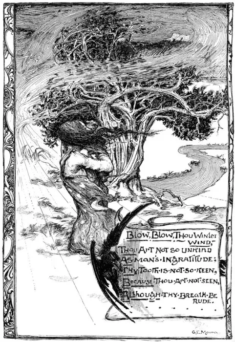 Framed Print : Blow, Blow, Thou Winter Wind, 1895 Framed Print : Blow, Blow, Thou Winter Wind, 1895