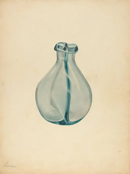 Framed Print : Blown Glass, 1935 / 1942. Creator: Alvin Shiren Framed Print : Blown Glass, 1935 / 1942. Creator: Alvin Shiren