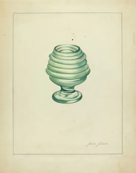 Framed Print : Blown Glass, 1935 / 1942. Creator: Anna Aloisi Framed Print : Blown Glass, 1935 / 1942. Creator: Anna Aloisi