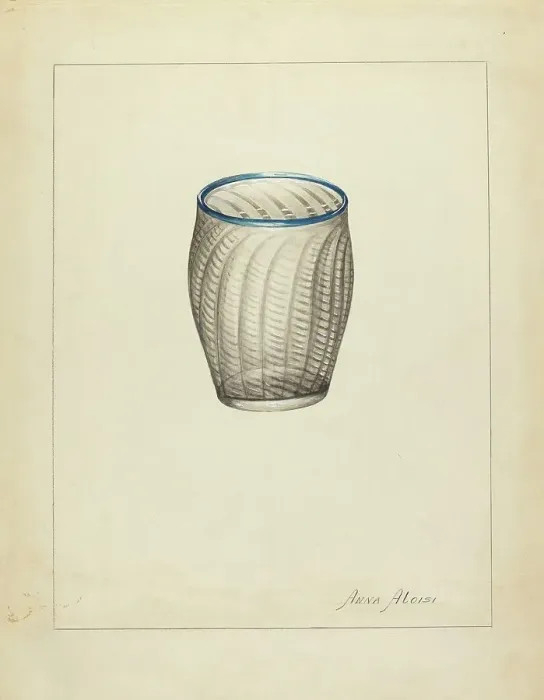 Framed Print : Blown Glass, 1935 / 1942. Creator: Anna Aloisi Framed Print : Blown Glass, 1935 / 1942. Creator: Anna Aloisi