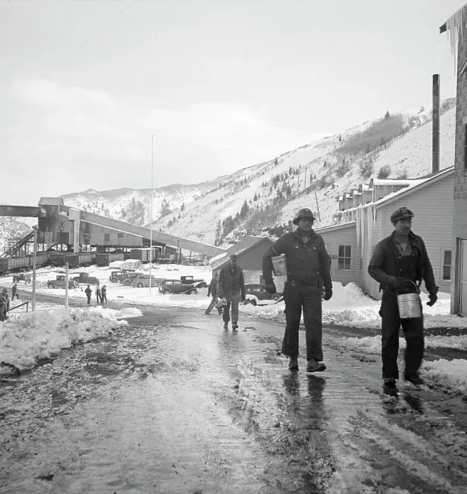 Framed Print : Blue Blaze mine, Consumers, mining town near Price, Utah, 1936. Creator: Dorothea Lange Framed Print : Blue Blaze mine, Consumers, mining town near Price, Utah, 1936. Creator: Dorothea Lange
