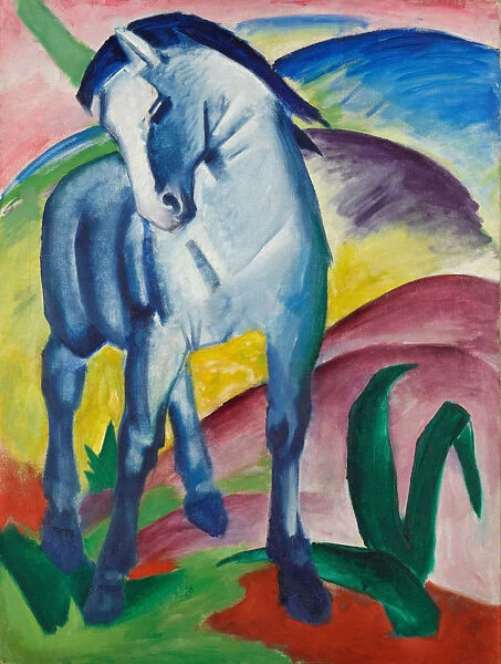 Blue Horse I. Artist: Marc, Franz (1880-1916)