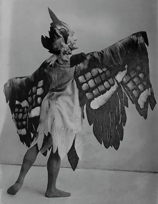 Framed Print : Blue Jay - Newark Pageant, between c1915 and c1920. Creator: Bain News Service Framed Print : Blue Jay - Newark Pageant, between c1915 and c1920. Creator: Bain News Service