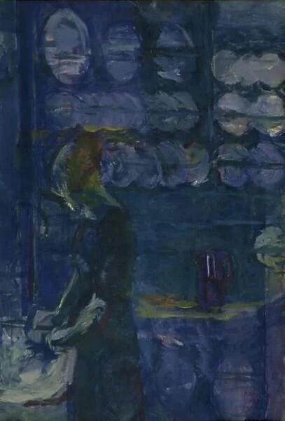 The Blue Kitchen, 1913. Creator: Ludvig Karsten
