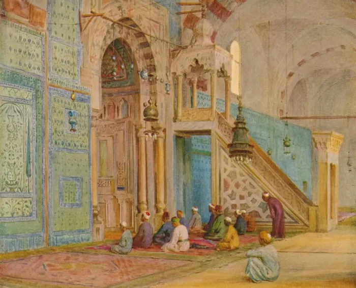 Framed Print : The Blue Mosque, c1905, (1912). Artist: Walter Frederick Roofe Tyndale Framed Print : The Blue Mosque, c1905, (1912). Artist: Walter Frederick Roofe Tyndale