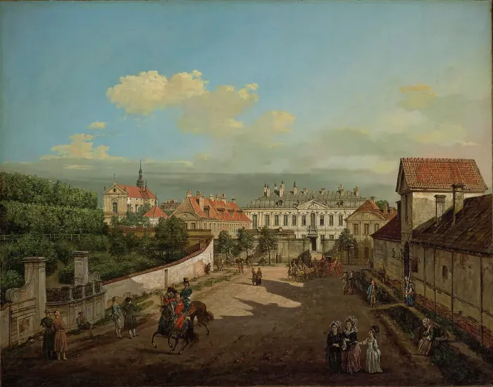 Framed Print : The Blue Palace in Warsaw, 1779. Creator: Bellotto, Bernardo (1720-1780) Framed Print : The Blue Palace in Warsaw, 1779. Creator: Bellotto, Bernardo (1720-1780)