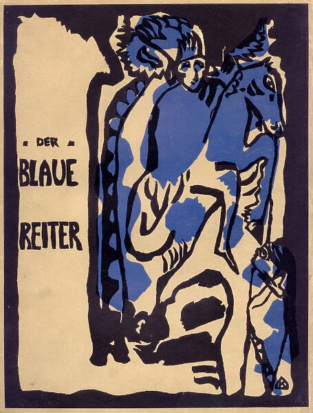 The Blue Rider, 1912. Artist: Kandinsky, Wassily Vasilyevich (1866-1944)
