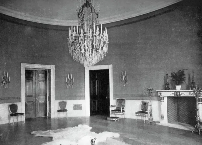 Framed Print : The Blue Room at the White House, Washington DC, USA, 1908 Framed Print : The Blue Room at the White House, Washington DC, USA, 1908