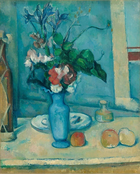 The Blue Vase (Le Vase Bleu). Artist: Cezanne, Paul (1839-1906)