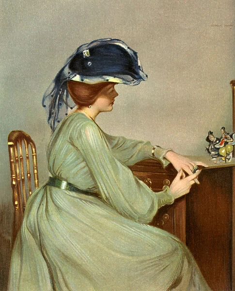 The Blue Veil, 1904. Artist: George Henry
