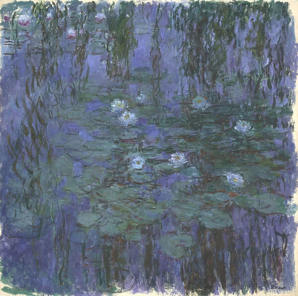 Blue Water Lilies, 1916-1919. Artist: Monet, Claude (1840-1926)