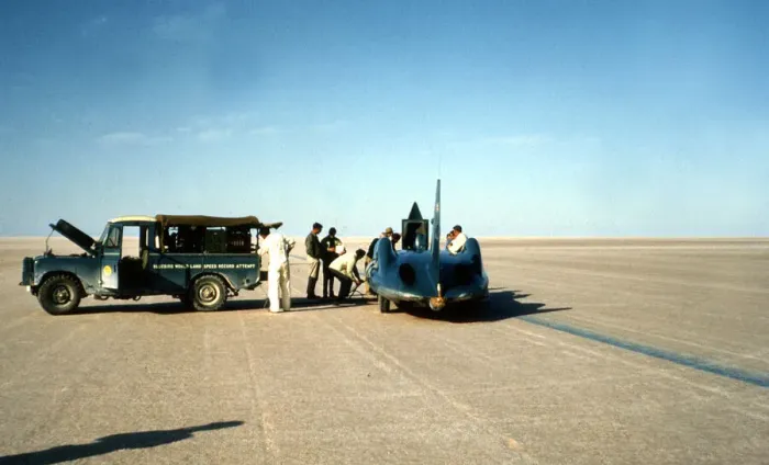Framed Print : Bluebird CN7 World Land Speed Record attempt, Lake Eyre, Australia, 1964 Framed Print : Bluebird CN7 World Land Speed Record attempt, Lake Eyre, Australia, 1964