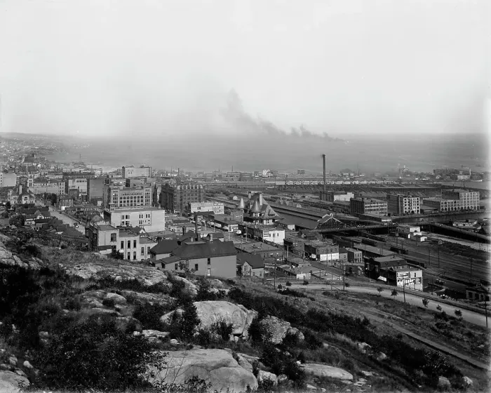 Framed Print : The Bluffs, Duluth, Minn. c1898. Creator: Unknown Framed Print : The Bluffs, Duluth, Minn. c1898. Creator: Unknown
