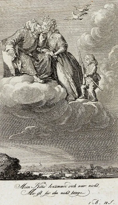 Framed Print : Blumauer's Aeneide, 1789. Creator: Daniel Nikolaus Chodowiecki Framed Print : Blumauer's Aeneide, 1789. Creator: Daniel Nikolaus Chodowiecki