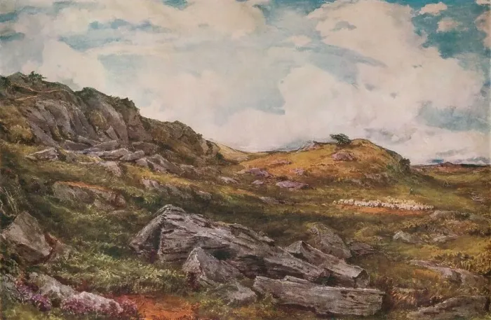 Framed Print : Blythburgh Common, 1888. Artist: Thomas Collier Framed Print : Blythburgh Common, 1888. Artist: Thomas Collier