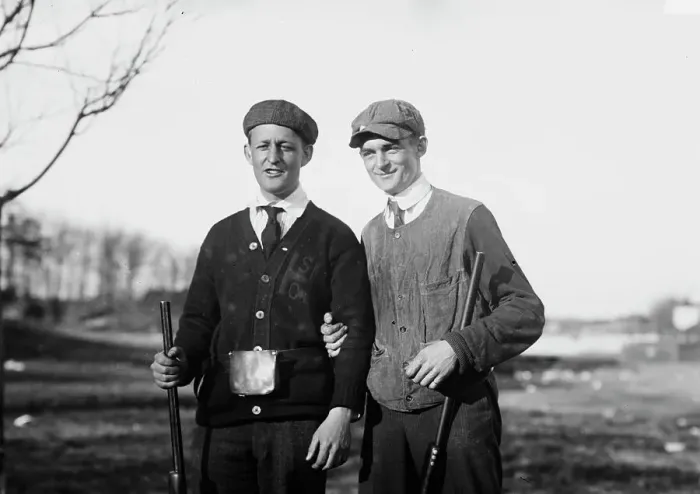 Framed Print : B.M. Higginson Jr. Nat'l champion Kahler [guns], between c1910 and c1915. Creator: Bain News Service