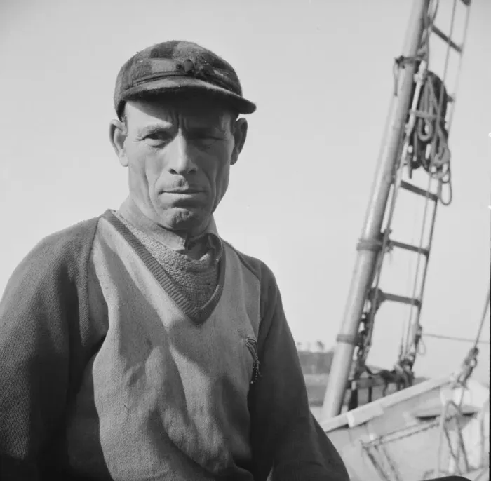Framed Print : On board the fishing boat Alden out of Gloucester, Massachusetts, 1943. Creator: Gordon Parks Framed Print : On board the fishing boat Alden out of Gloucester, Massachusetts, 1943. Creator: Gordon Parks