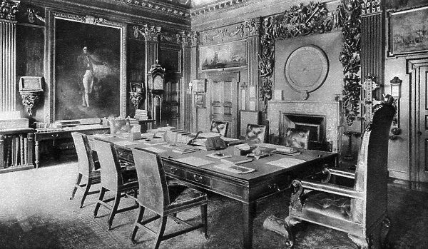 The Board Room of the Admiralty, London, 1926-1927.Artist: Lemere
