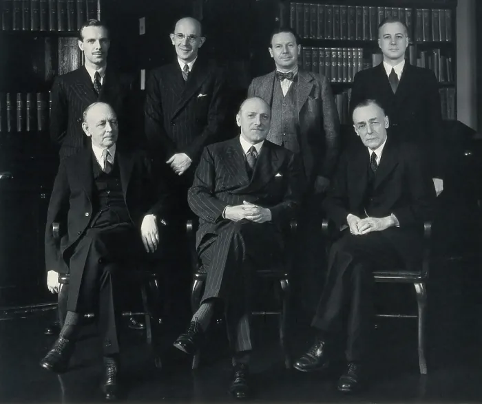 Framed Print : The board of the Wellcome Foundation Ltd, 1945. Creator: Unknown Framed Print : The board of the Wellcome Foundation Ltd, 1945. Creator: Unknown