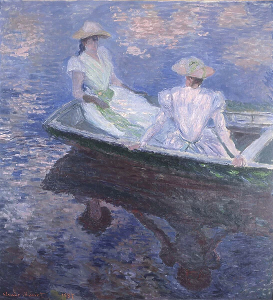 On the Boat, 1887. Artist: Monet, Claude (1840-1926)